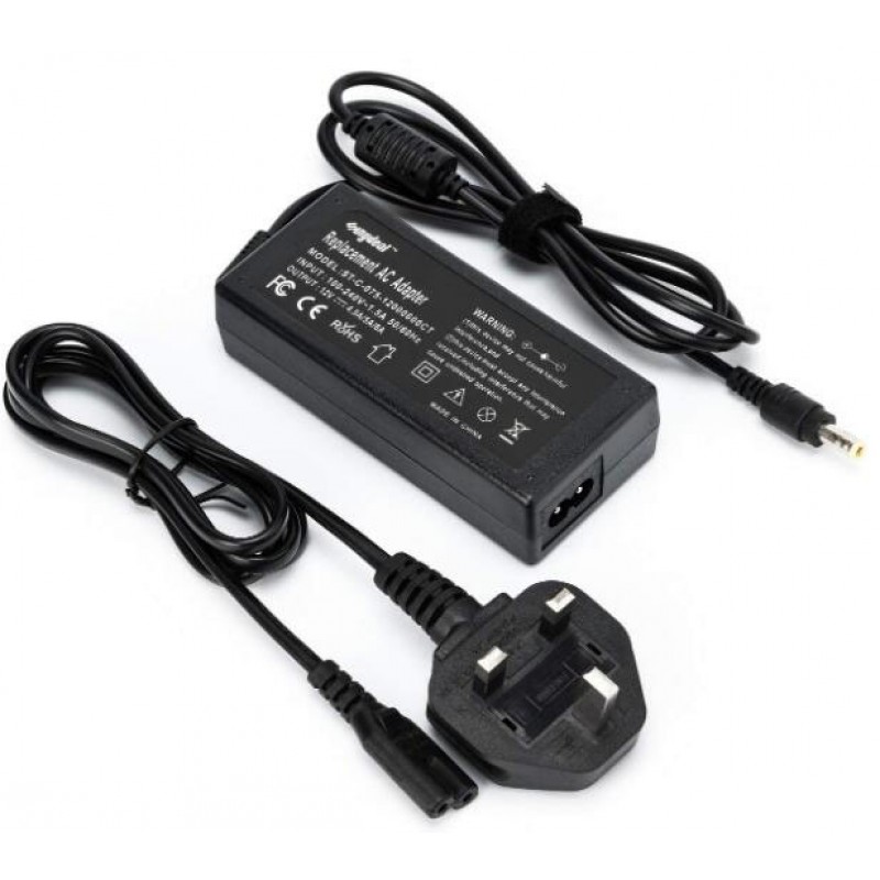 Globalsaving AC Adapter for HP 27vx 27 LED LCD Computer Monitor Power Supply ac Adapter Cord Cable Charger 